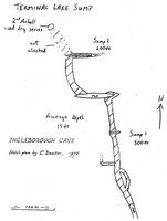 CDG NL36 Ingleborough Cave - Terminal Lake Sump